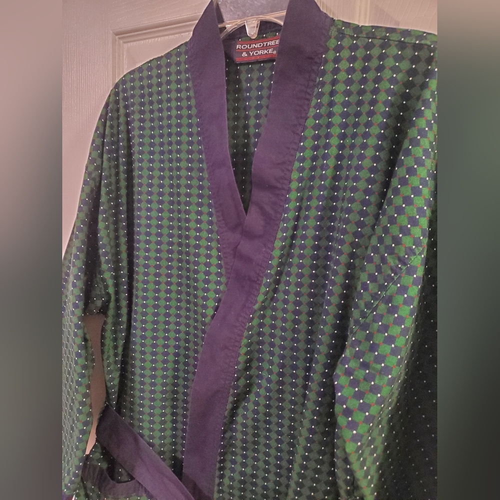 Cotton Lightweight Robe Roundtree & Yorke - Picture 2 of 6